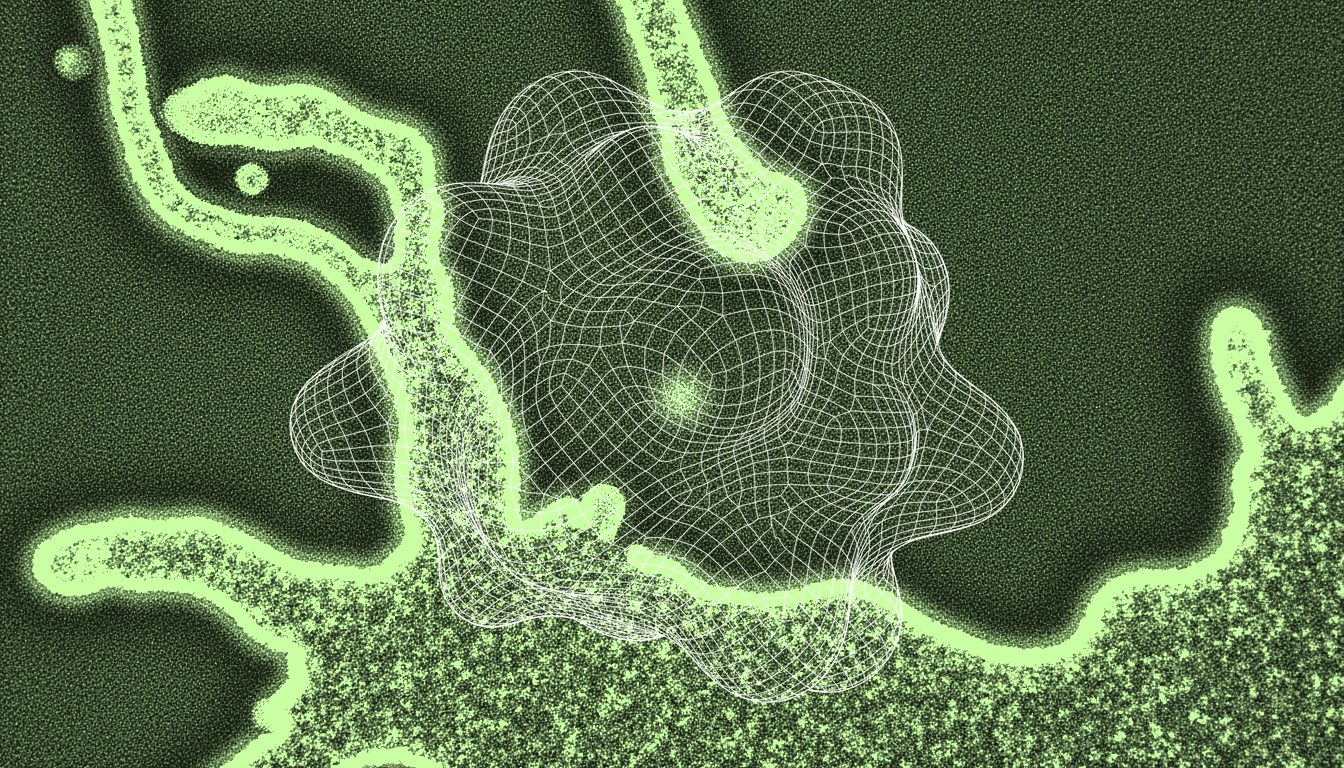 transmission electron micrograph of astrocyte membrane with polarized aquaporin-4 channels, deep indigo cytoplasmic texture
