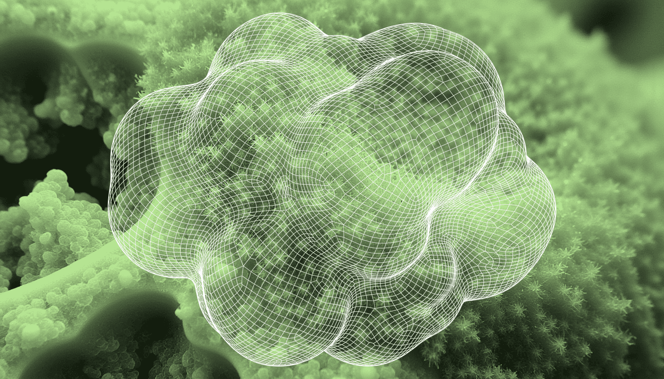 macro close-up of coral surface microbiome, extracellular polysaccharide biofilm, alkaline pH gradient, soft translucent textures, microscopic organic layers