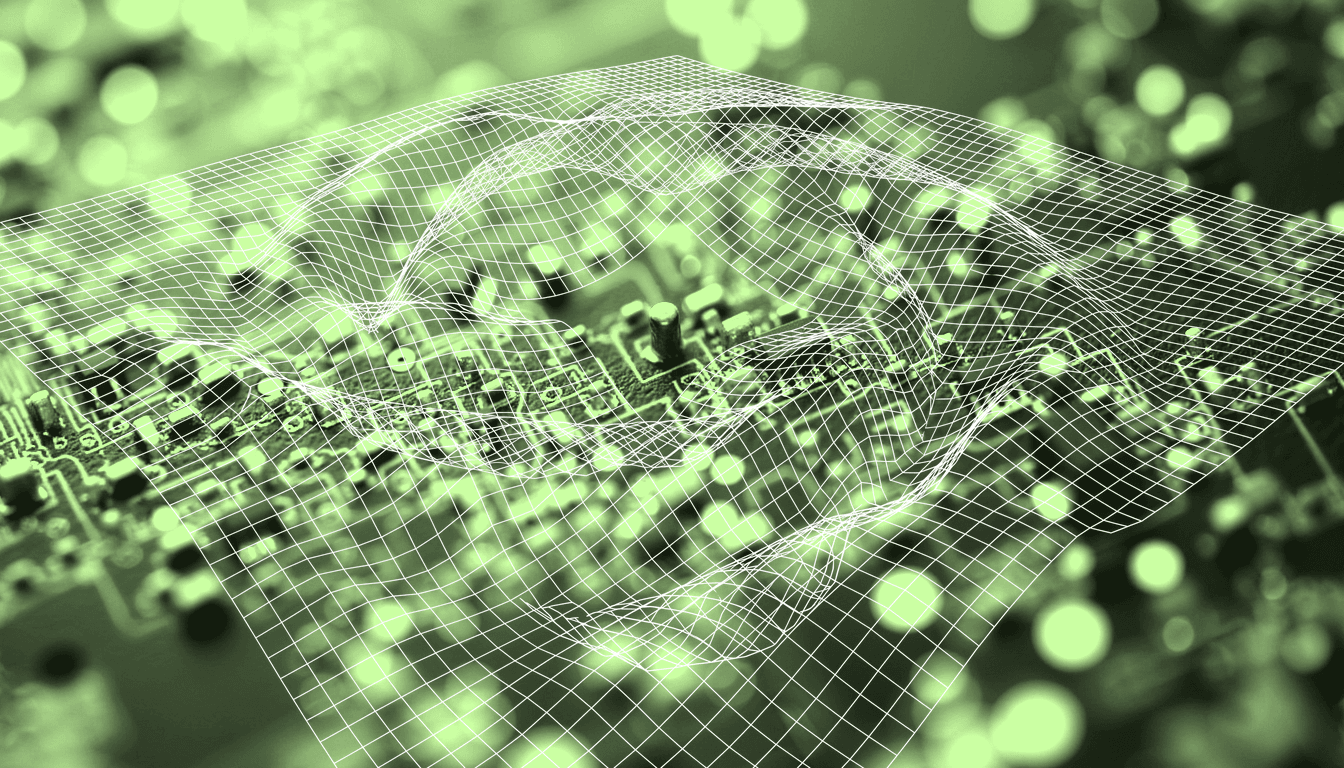 behavioral telemetry macro photograph of circuit board with interaction traces, user-interaction sensor nodes, fine copper pathways showing signal flow, shallow depth of field, technical detail