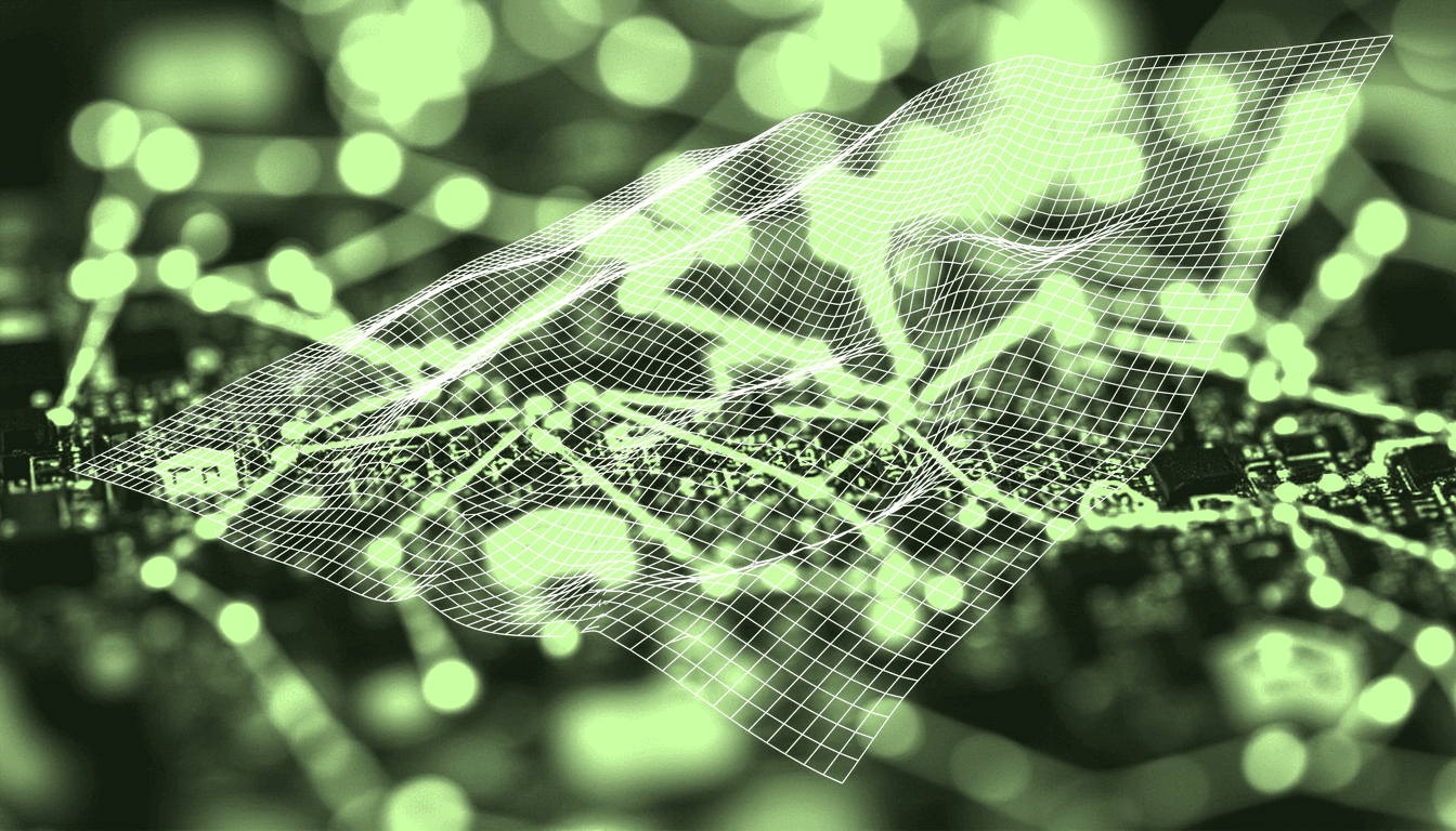 macro photograph of interconnected neural network circuit board, glowing synaptic connections, copper traces mimicking neural pathways, intricate technological mesh, shallow depth of field