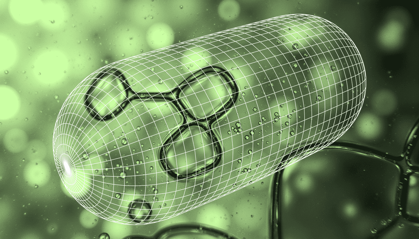 translucent molecular network of glycation inhibitor docking into protein cavity, fluid abstract macro, soft backlight, shallow depth of field