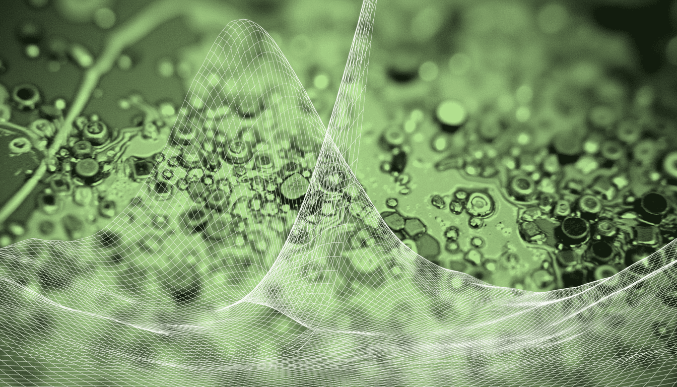 macro photograph of complex 3D cell culture organoids in transparent growth media, intricate cellular structures, high-resolution microscopic detail, shallow depth of field