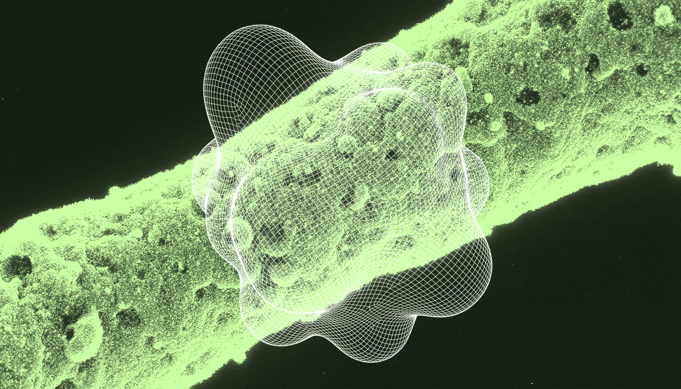 lysosomal membrane of aged neuronal tissue, deep indigo transmission electron micrograph, high-resolution cellular ultrastructure