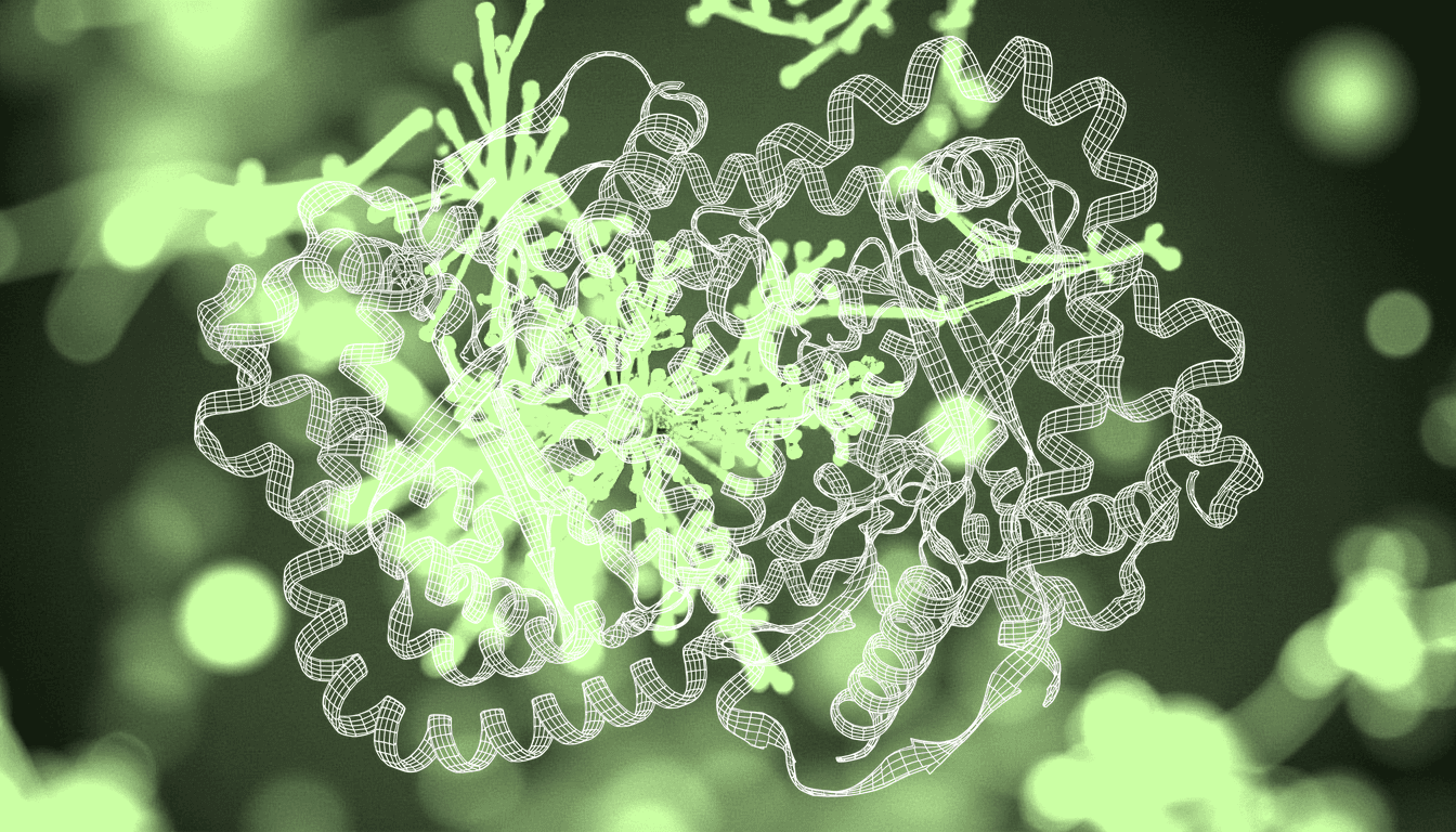 fluorescence microscmetopy of-ling, intricate molecular network, soft blue-palette,, protein interactions visible spatial gradient, nanoscale resolution