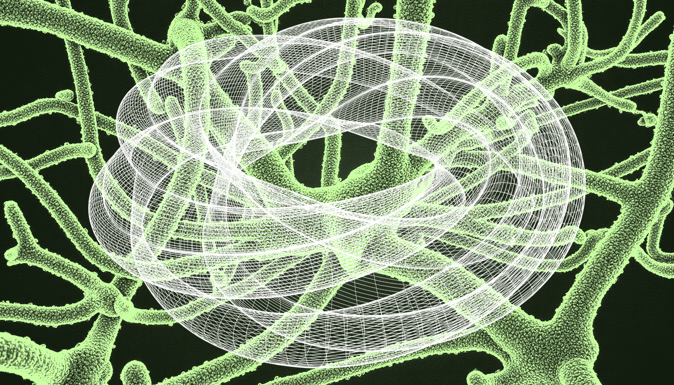 neural network transmission electron micrograph, deep indigo synaptic connections, high-resolution membrane topology