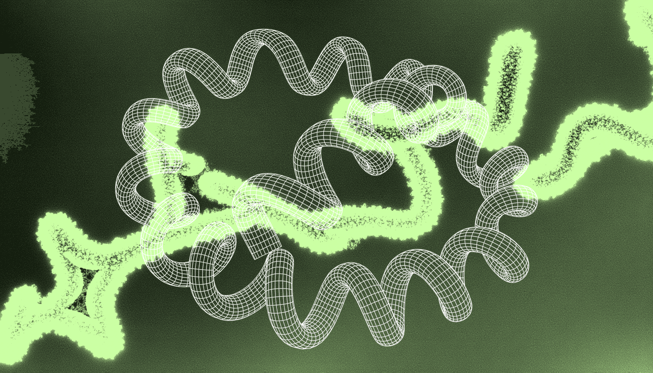serum neurofilament light chain molecules in monochrome amber transmission electron micrograph