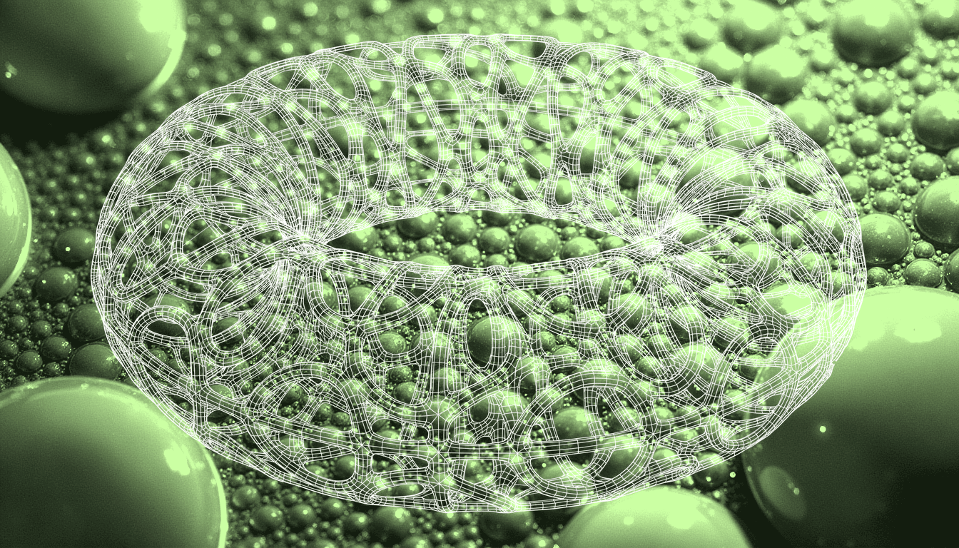 enterochromaffin cell tryptophan droplets, translucent molecular bubbles, soft backlight, shallow depth of field